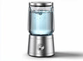 Mixeur électrique en verre transparent de 1,5 litre avec base en acier inoxydable 20 x 20 x 40cm